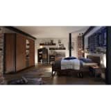 JUSTyou Belfast Conjunto de muebles dormitorio Roble