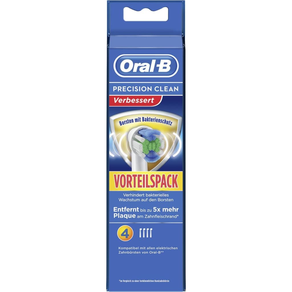 Oral B Oral-B Opzetborstels Precision Clean 4 Stuks