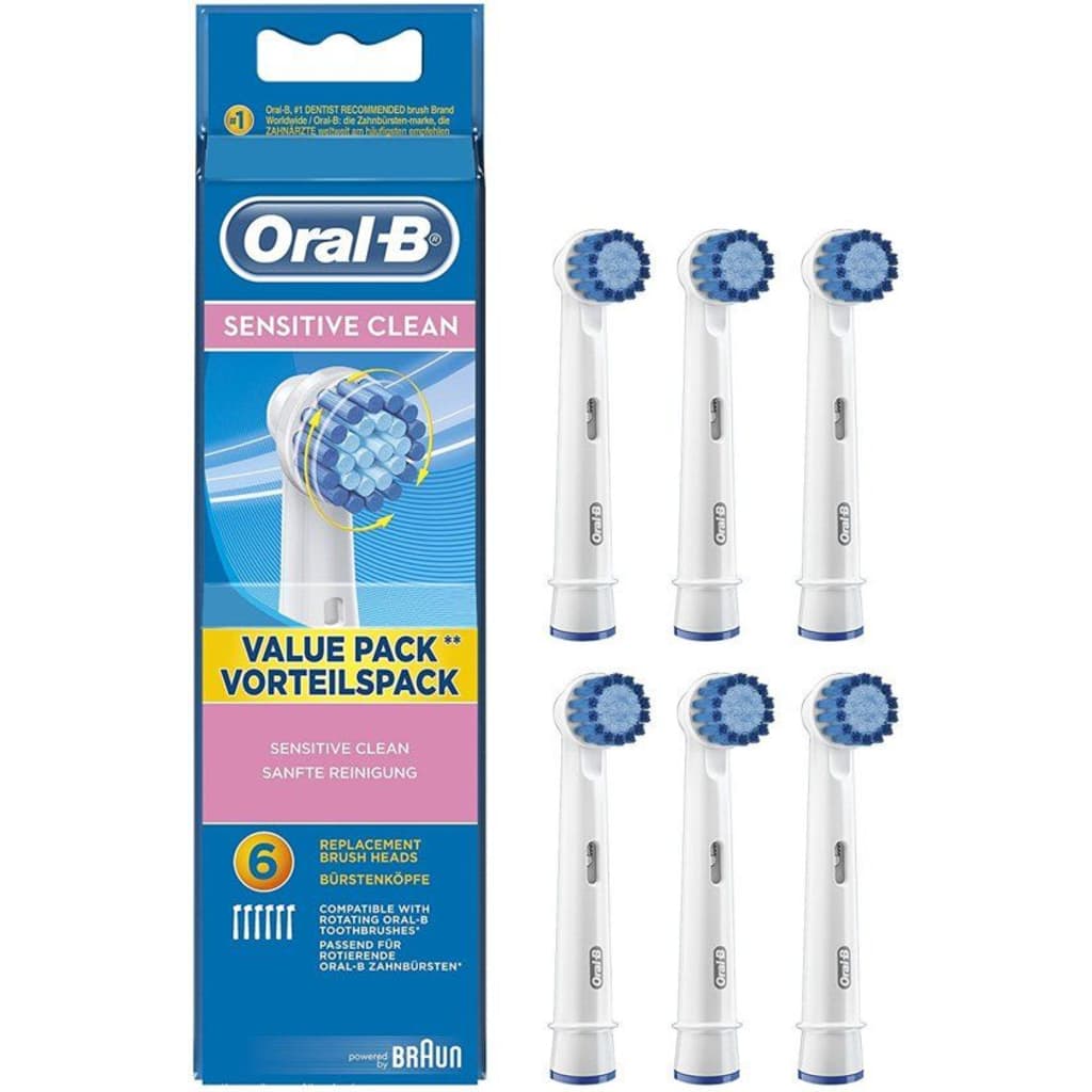 Afbeelding Oral B Oral-B Opzetborstels - Precision Clean 6 stuks door Vidaxl.nl