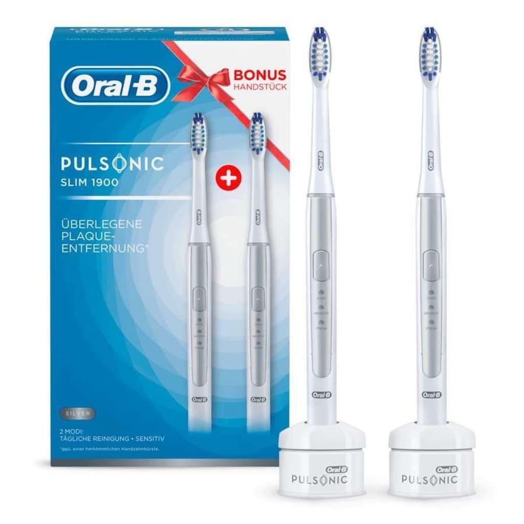 Oral B Oral-B Elektrische Tandenborstel - Pulsonic 1900 Twinpack Sonisch Z...