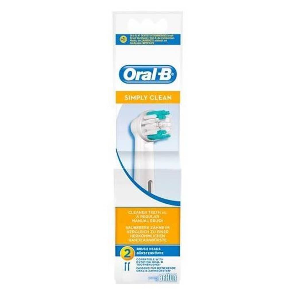 Afbeelding Oral B Oral-B EB-17B Simply Clean Opzetborstel 2 stuks door Vidaxl.nl