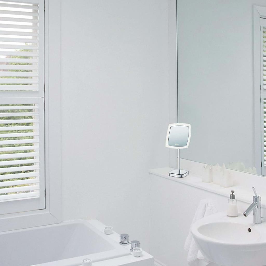 

Beurer Opmaakspiegel met LED-verlichting BS 99 zilverkleurig
