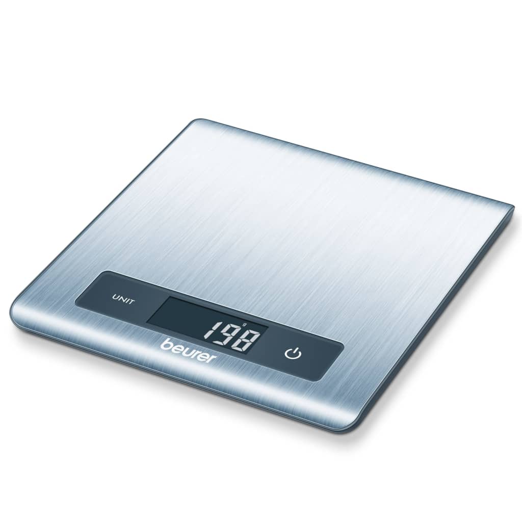 Beurer Keukenweegschaal KS 51 5 kg zilverkleurig
