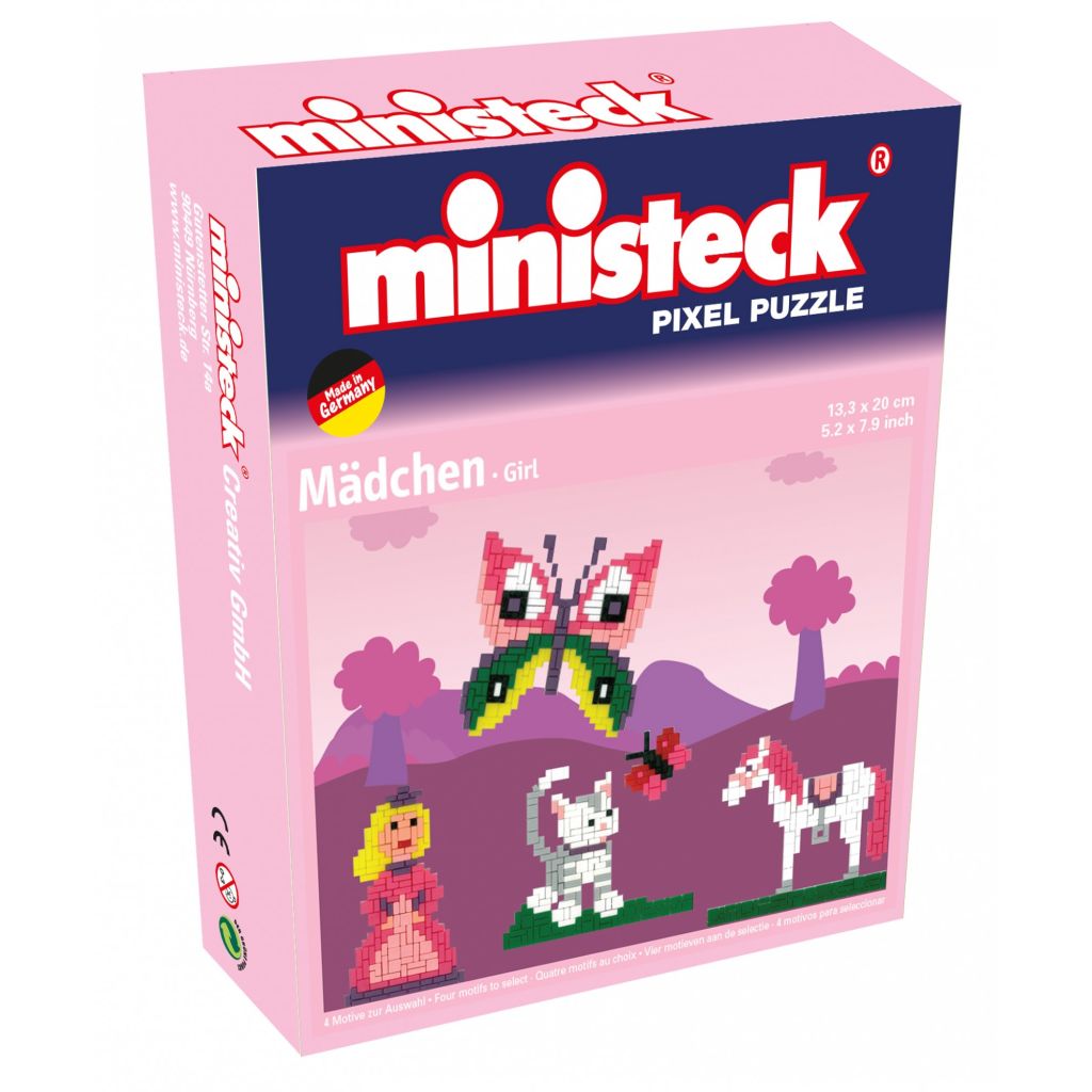 Afbeelding Ministeck meisjes 4-in-1 box door Vidaxl.nl