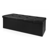 Monzana Zitbank - 114cm - met - opslagruimte - in - Zwart