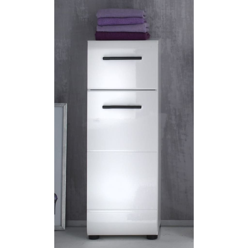 Trendteam Armoire de rangement de salle de bain Skin blanc