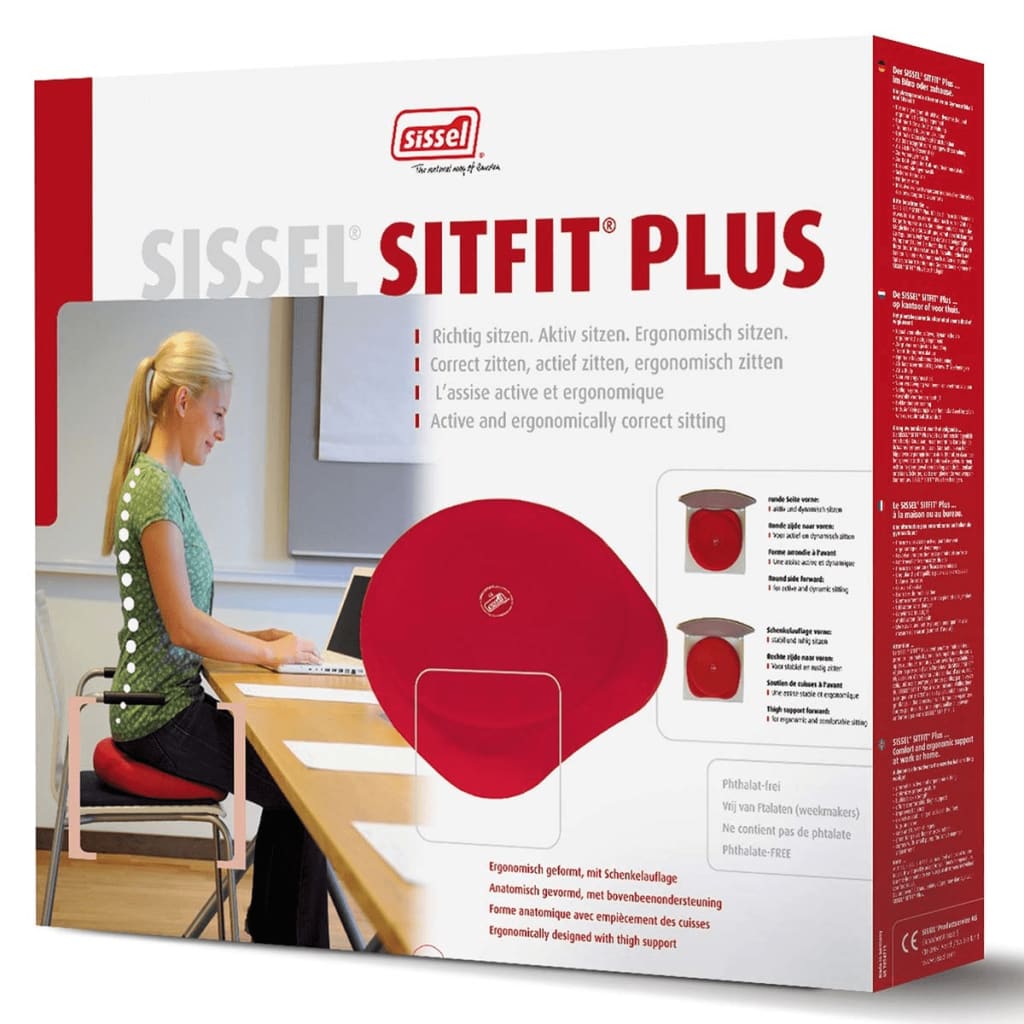 

Sissel Zitkussen 2-in-1 Sitfit Plus rood SIS-160.071