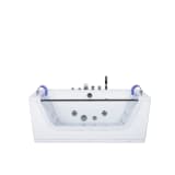 Baignoire balnéo avec LED FRIGATE