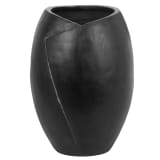 Jarrón decorativo negro MURSA