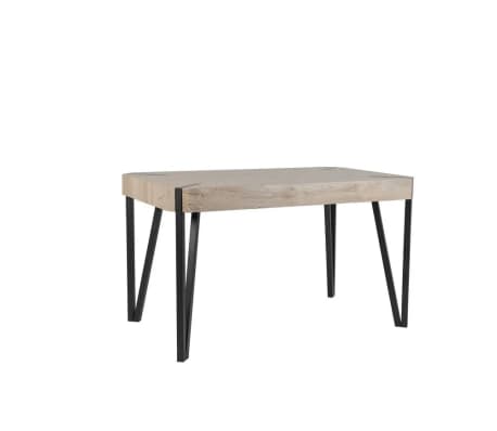 Dining Table 130 X 80 Cm Light Wood Cambell Vidaxl Co Uk