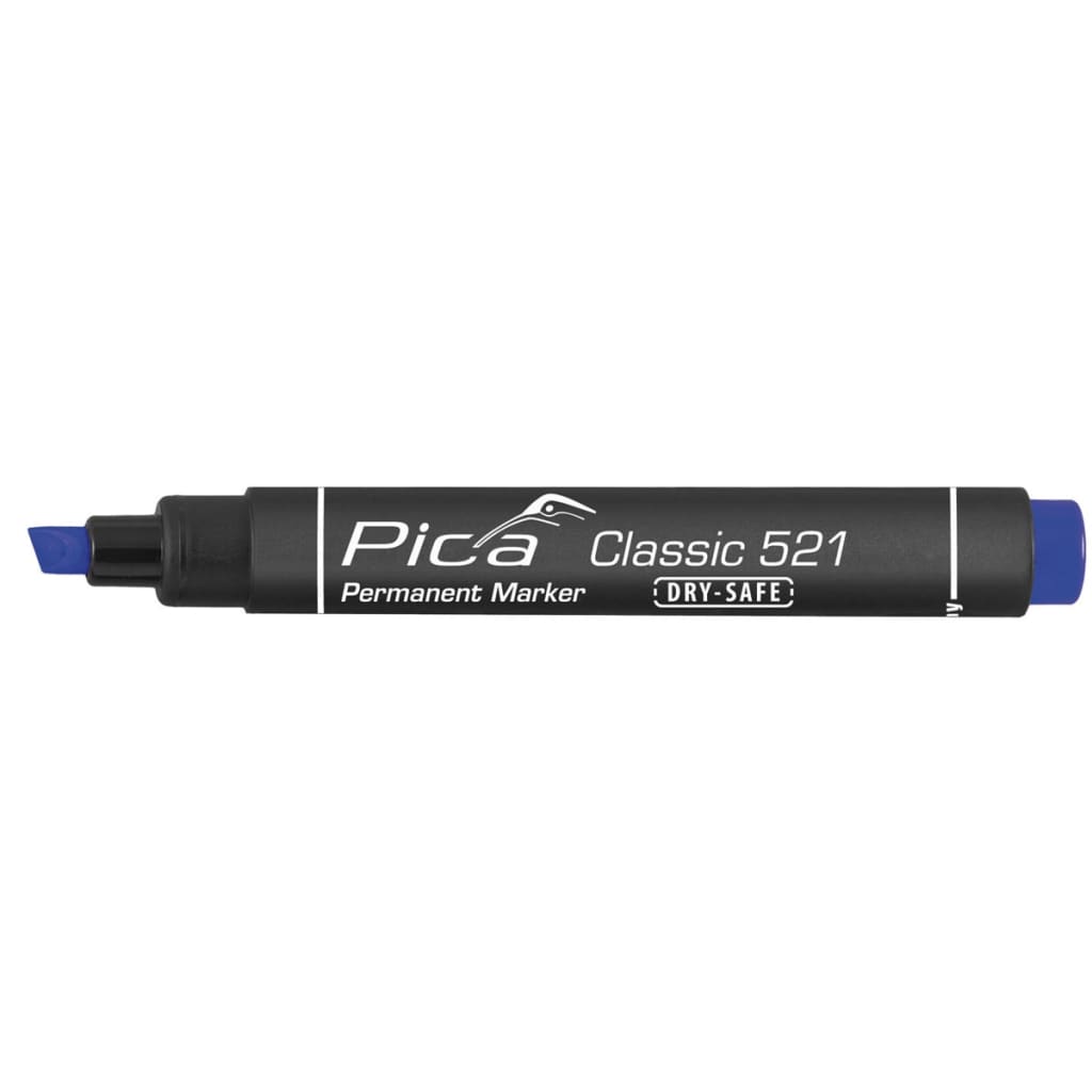 VidaXL - Pica Classic Dry-Safe permanent marker blauw 2-6 mm beitelvormig