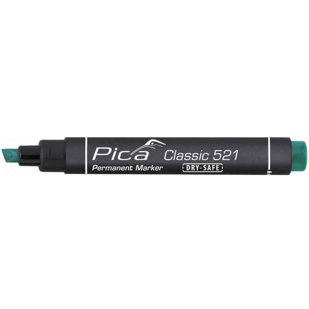 VidaXL - Pica Classic Dry-Safe permanent marker groen 2-6 mm beitelvormig