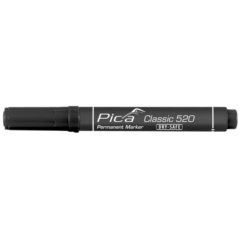 Pica Classic Dry-Safe permanent marker zwart 1-4 mm rond