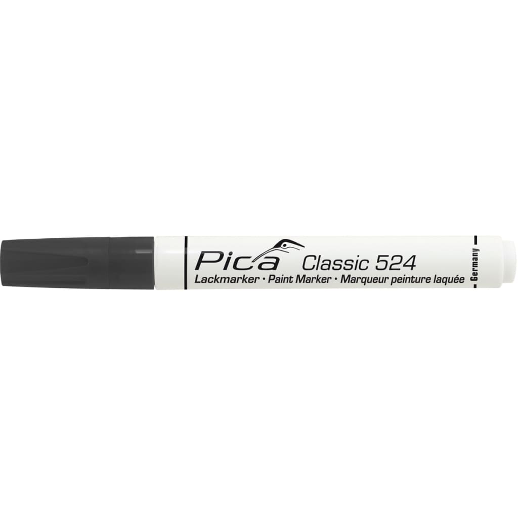 Pica Classic Industrie verfmarker zwart 2-4 mm rond