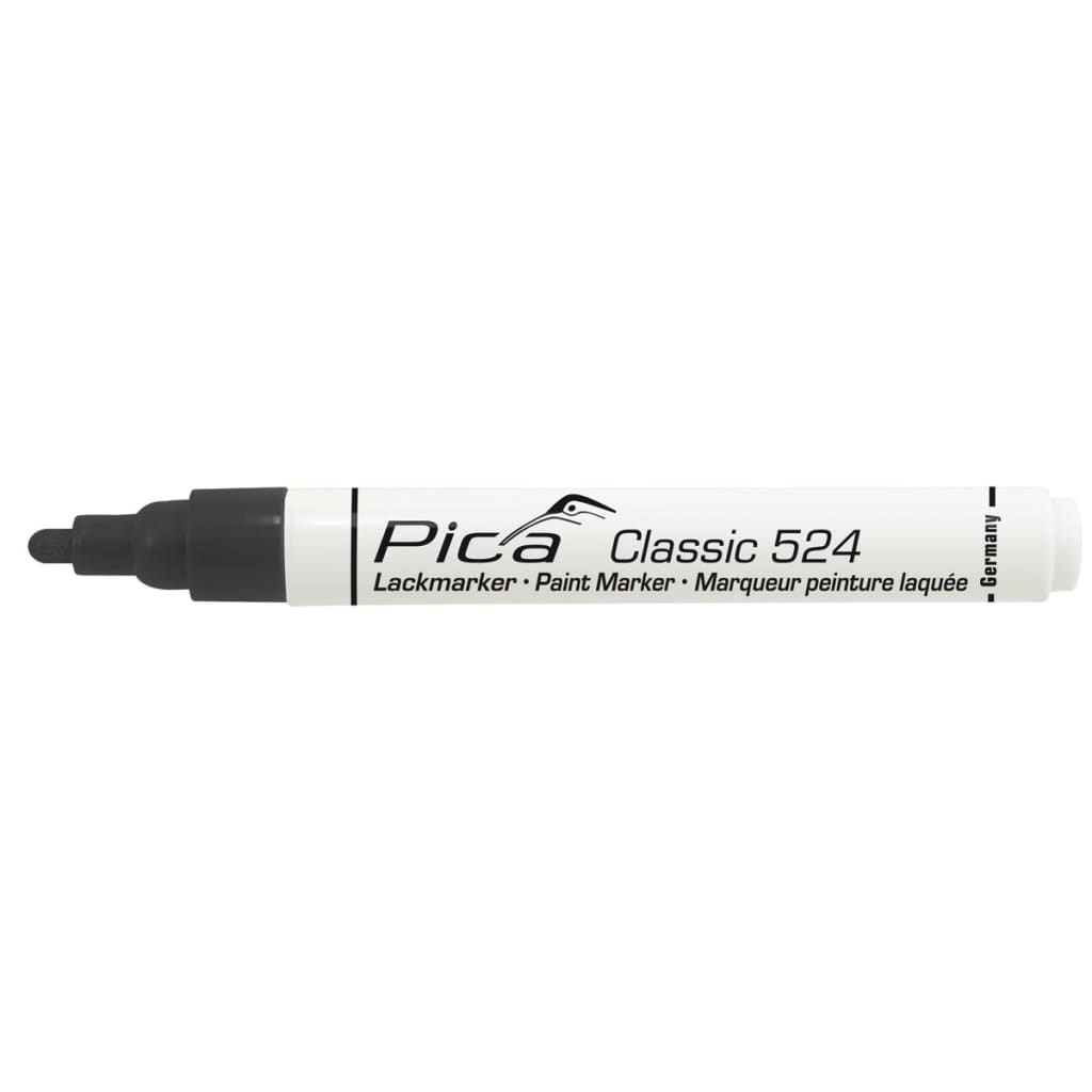 VidaXL - Pica Classic Industrie verfmarker zwart 2-4 mm rond