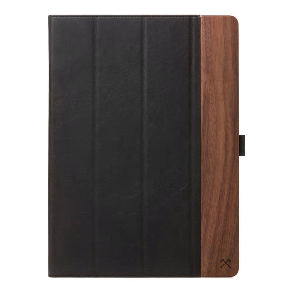 Woodcessories - iPad mini 5 (2019) Hoes - EcoFlip Walnoot Zwart