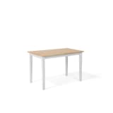 Mesa de refeição marrom-branco - Madeira - 114x68 cm - GEORGIA
