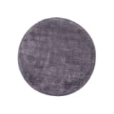 Tapis rond gris foncé 140 cm GESI