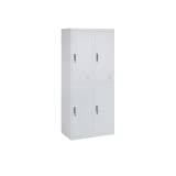 Armoire en métal blanc BELOYE
