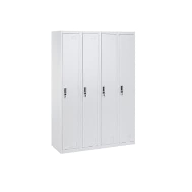 4 Door Metal Storage Cabinet White Mamry Vidaxl Co Uk 4 Door Metal Storage Cabinet White Mamry Vidaxl Co Uk