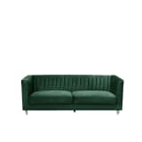 3-Sitzer Sofa Samtstoff grün ARVIKA