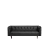 Soffa läder svart BYSKE