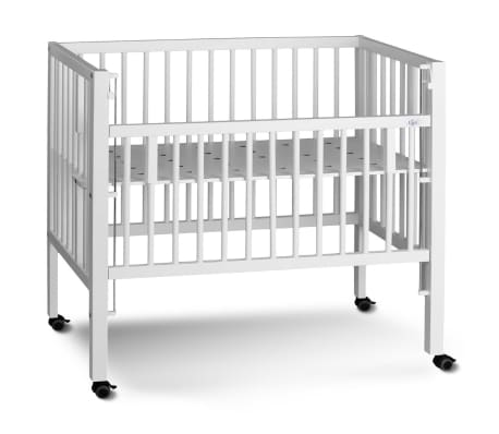 tiSsi Bedside Crib MAXI Boxspring 95x56x96 cm White