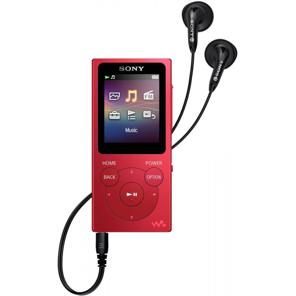 Sony Walkman NW-E394 MP3 speler 8GB Rood RED