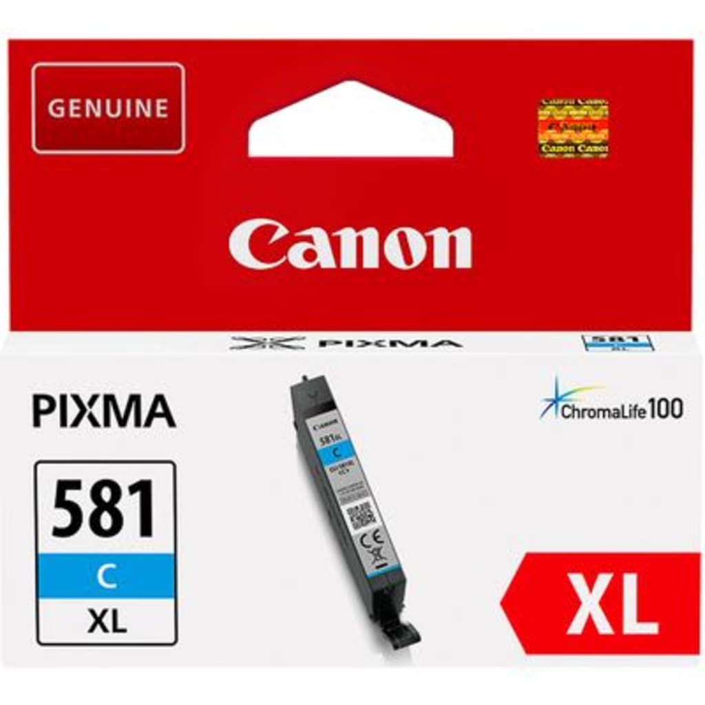 Afbeelding Canon CLI-581XL C Inktcartridge Cyaan Hoge capaciteit door Vidaxl.nl