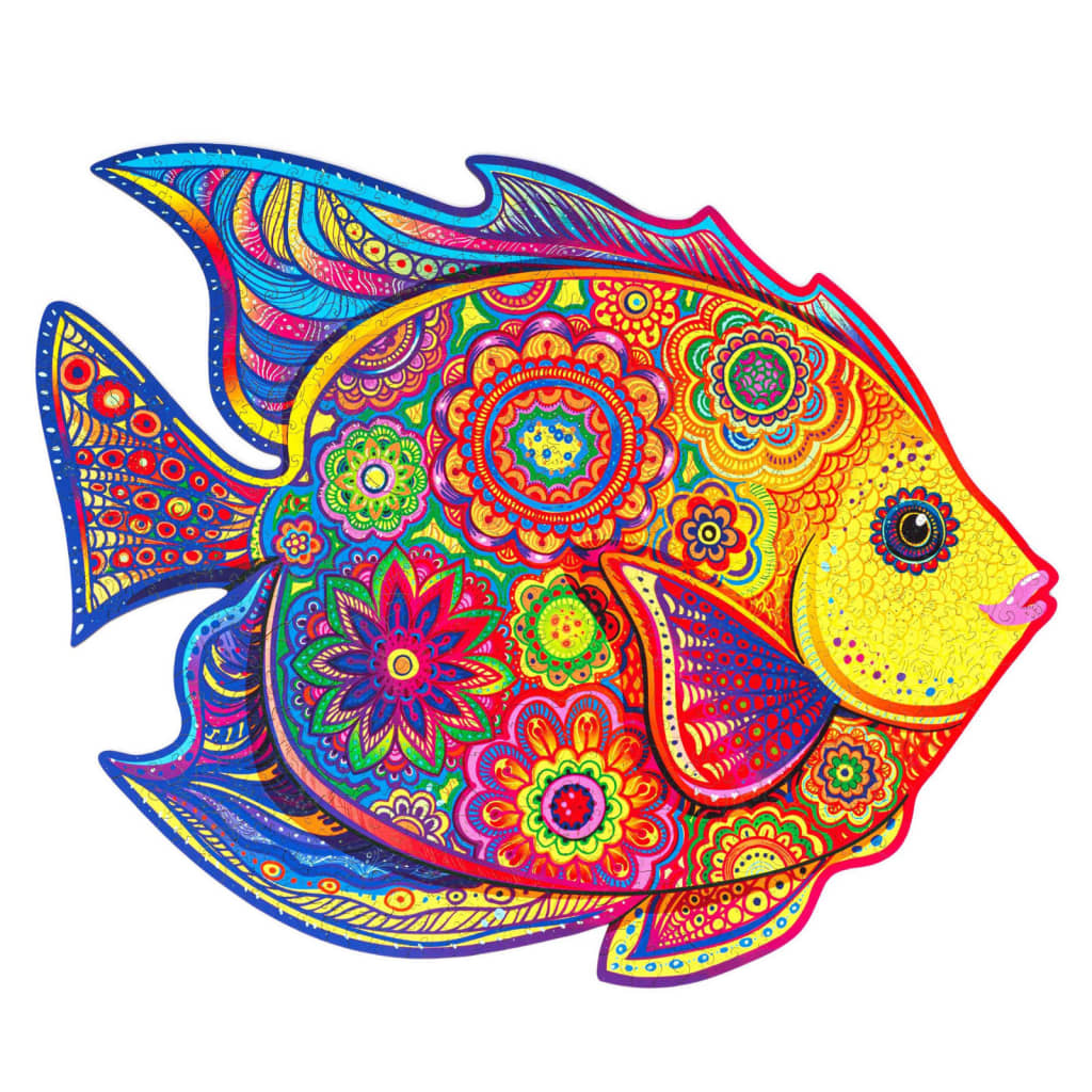 UNIDRAGON Puupalapeli 700 palaa Shining Fish Royal Size 57×45 cm