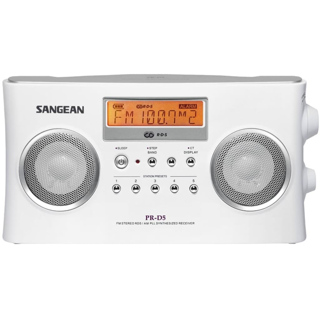 Sangean PR-D5 wit radio