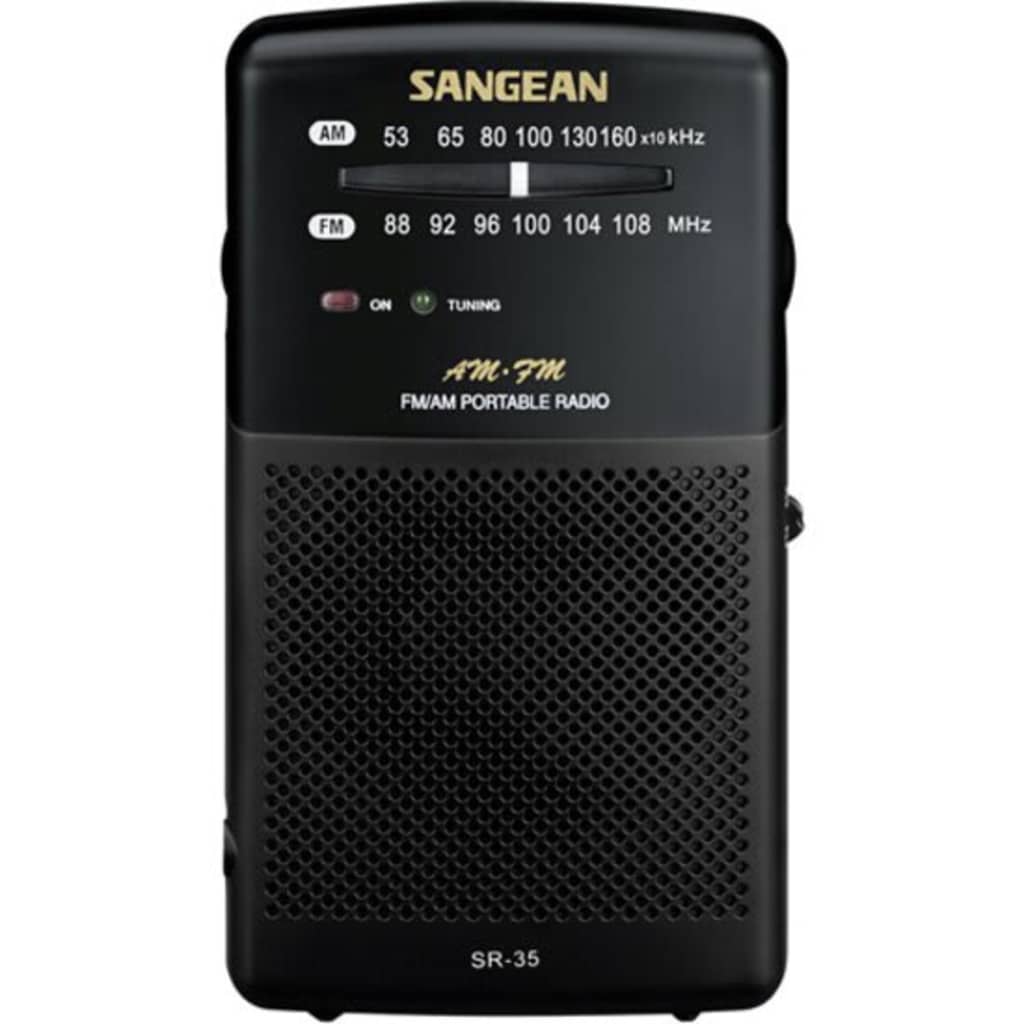 Afbeelding Sangean SR-35 zwart zakradio door Vidaxl.nl