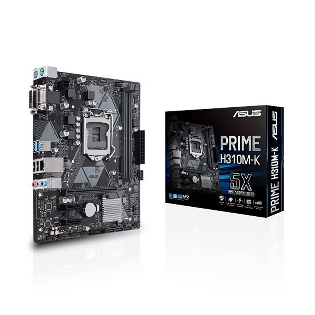 ASUS PRIME H310M-K Intel H310 LGA 1151 (Socket H4) microATX moederbord