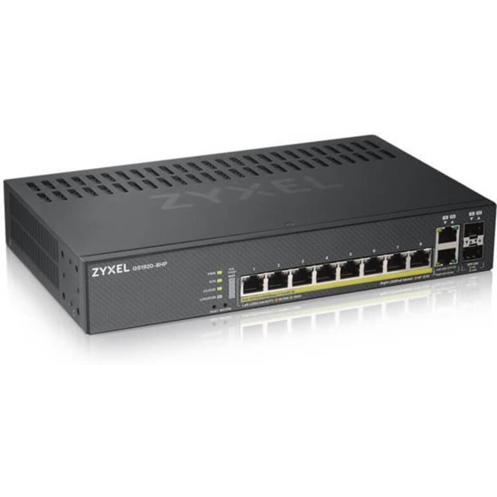 Afbeelding ZyXEL 10 Port Smart Managed Gigabit Switch 8x door Vidaxl.nl