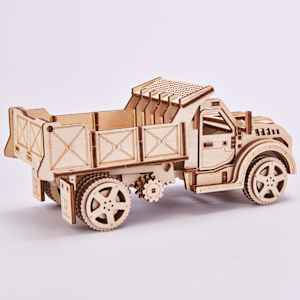 425877 Wood Trick Wooden Scale Model Kit Truck