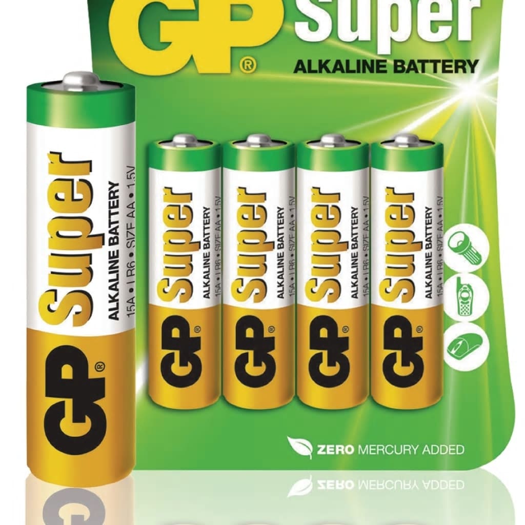 Afbeelding GP Batteries GP AA Super Alkaline Batterijen door Vidaxl.nl