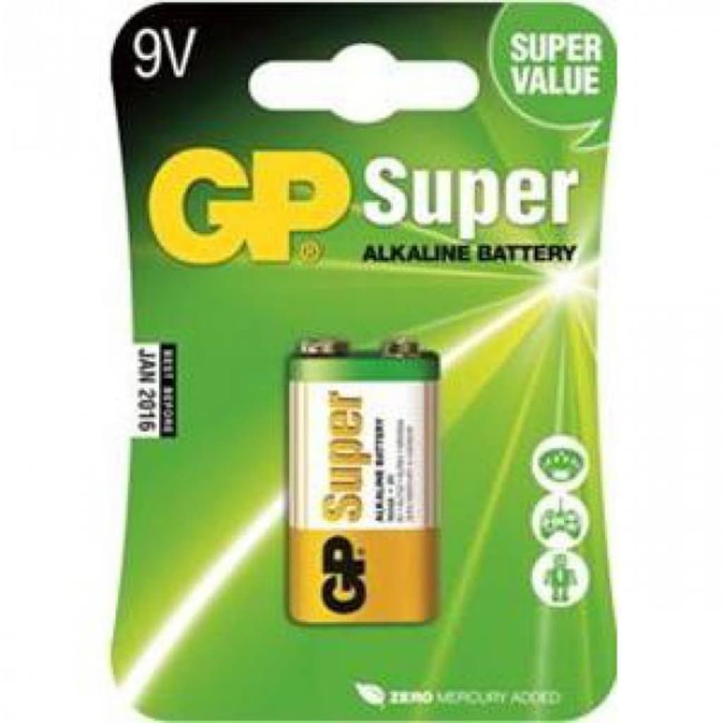 GP Super Alkaline 9v blister 1