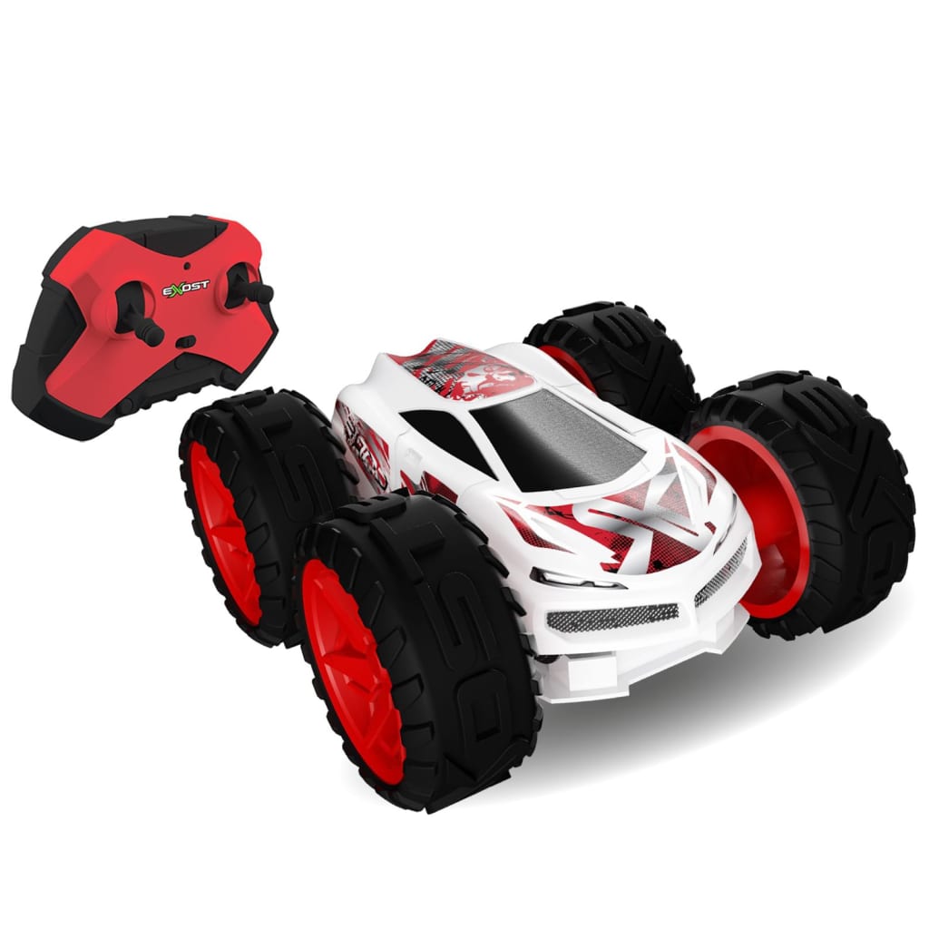 Bild von Exost Funkgesteuertes Spielzeug-Stuntauto Gyrotex Rot 1:12