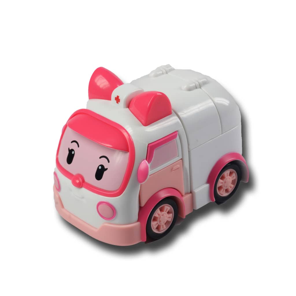 Silverlit Transformerend speelgoed Robocar Poli Amber roze SL83172
