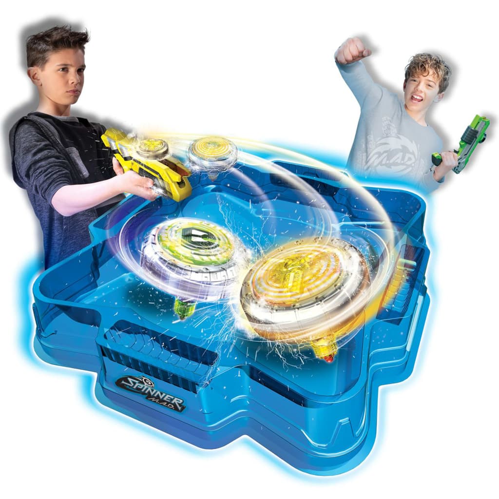 

Silverlit Spinner Mad single shot blaster Sandstorm geel