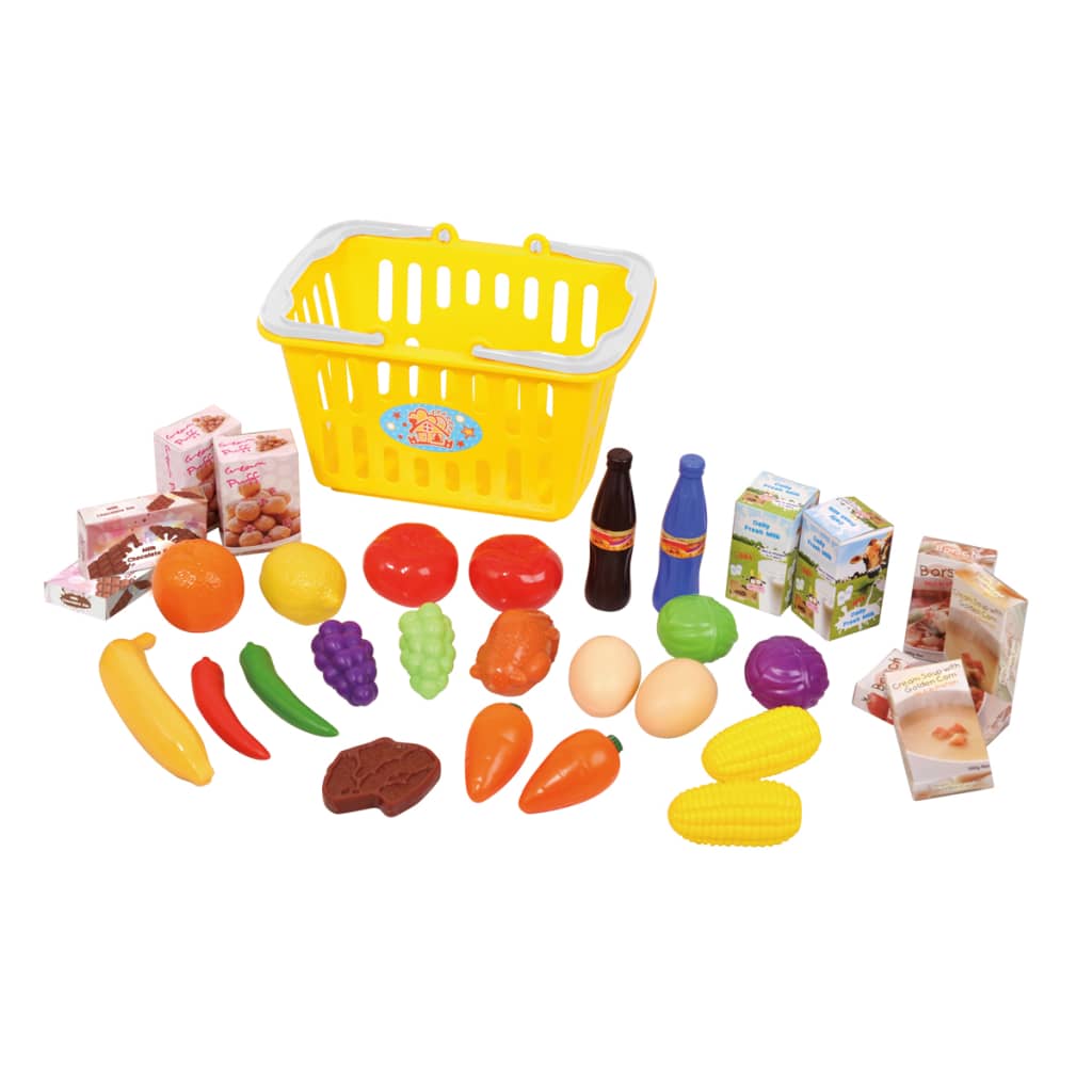 Playgo Mijn kleine mand met boodschappen set 32-delig 3752