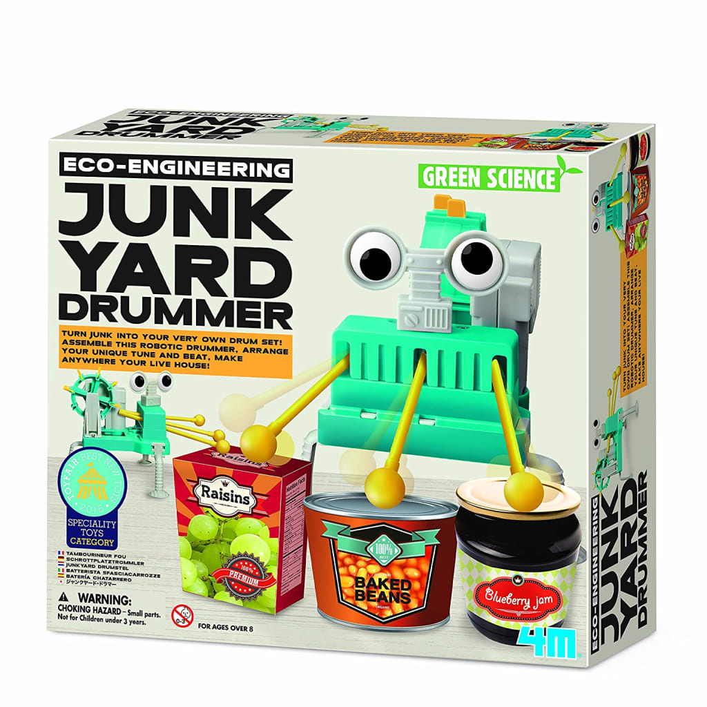 4M Kidzlabs green science/Eco-Engineering: Junk Yard drummer