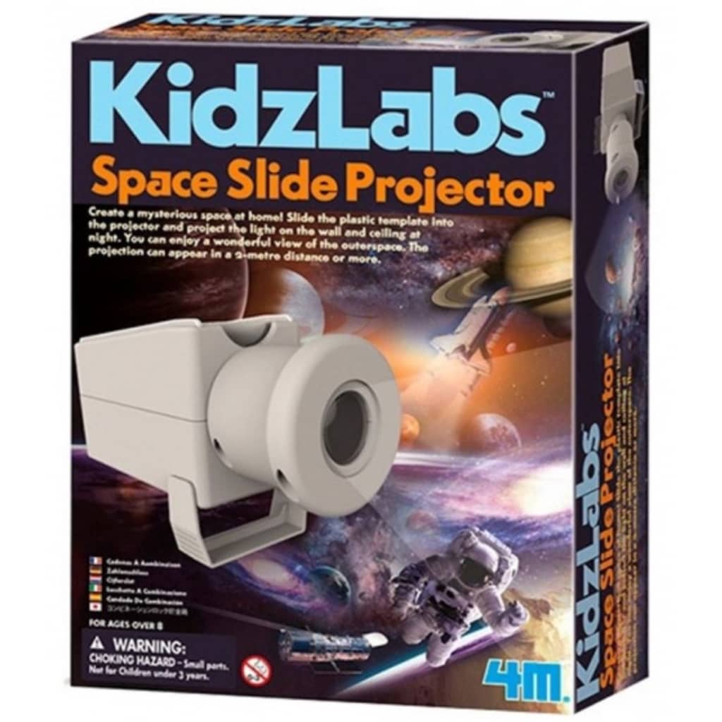 4M Kidzlabs diaprojector ruimte bouwpakket