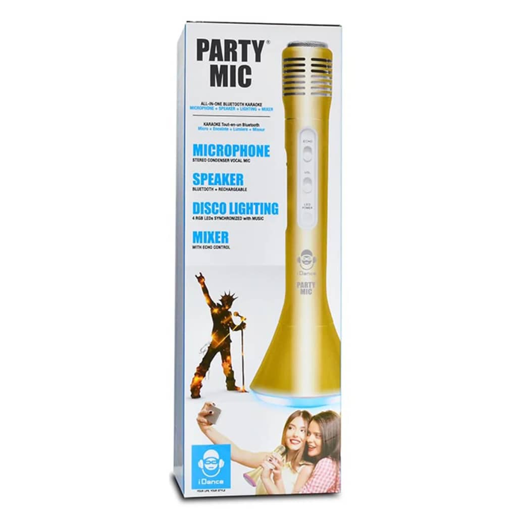 

iDance 4-in-1 Karaokesysteem PM10 goud IDAN352009