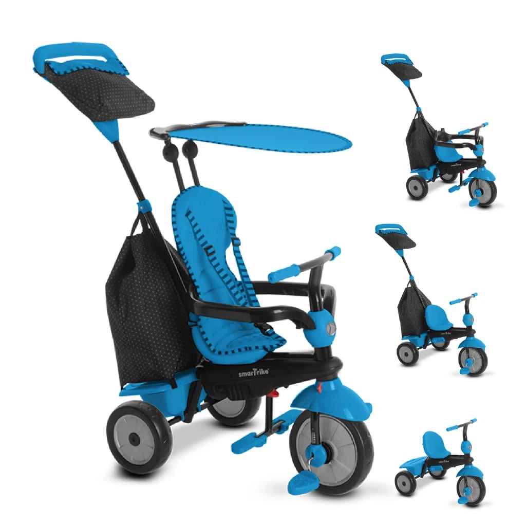 Afbeelding Driewieler Smartrike 4 In 1 Glow Blauw door Vidaxl.nl