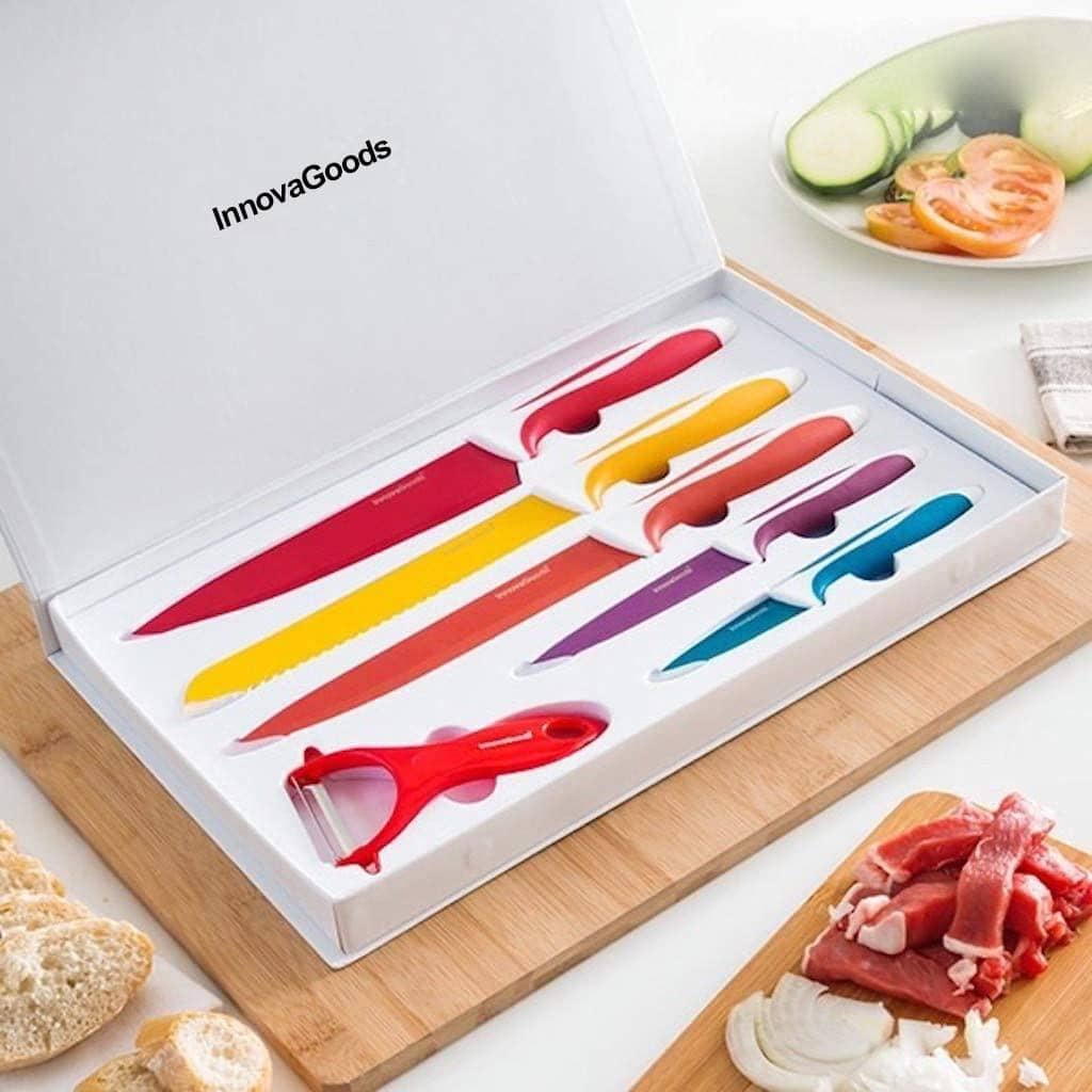 Onbekend Innovagoods Keramische Messen En Schiller Set 6 Stuks huismerk kopen in de aanbieding