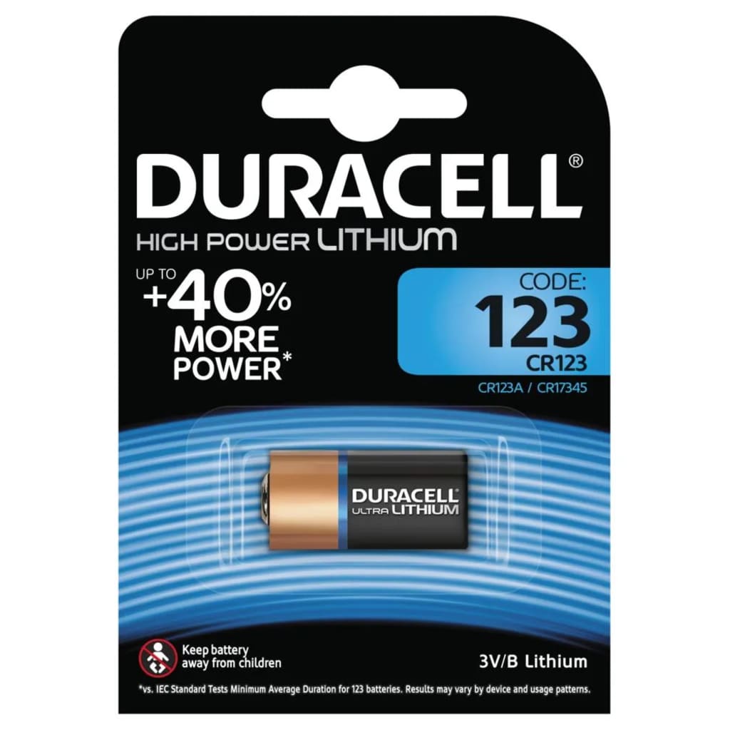 Duracell Ultra Batterij, 123A, 3V, Niet Oplaadbaar .
