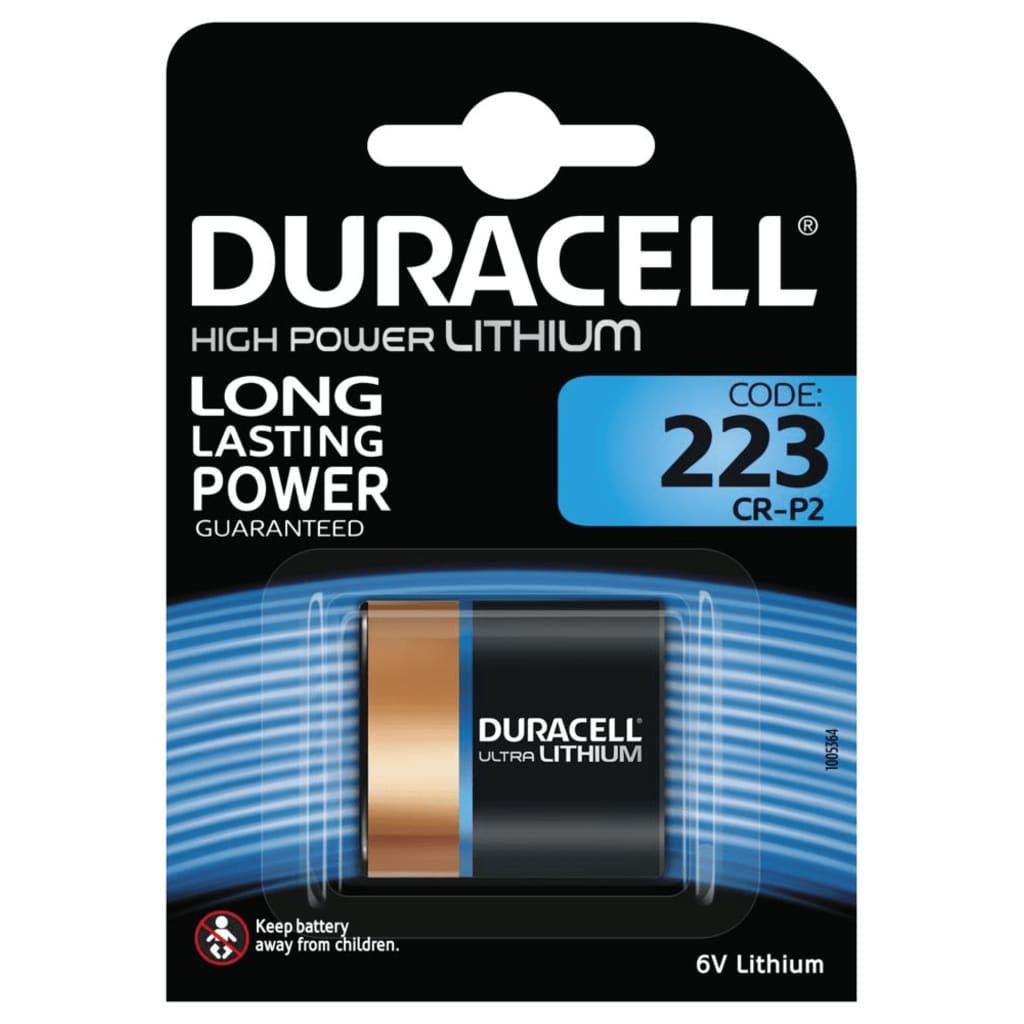 Duracell Lithium DL223/CR-P2P 6V blister 1