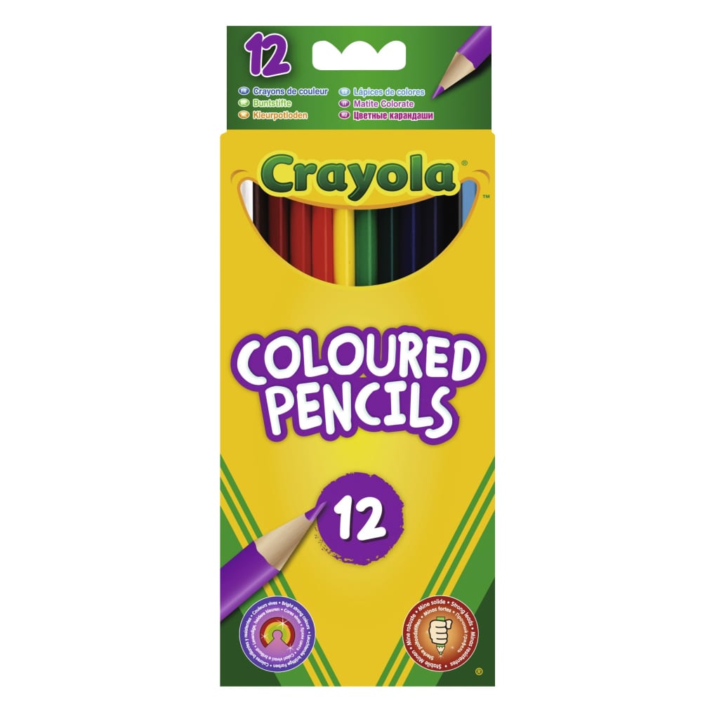 Afbeelding Crayola kleurpotloden 12 stuks door Vidaxl.nl