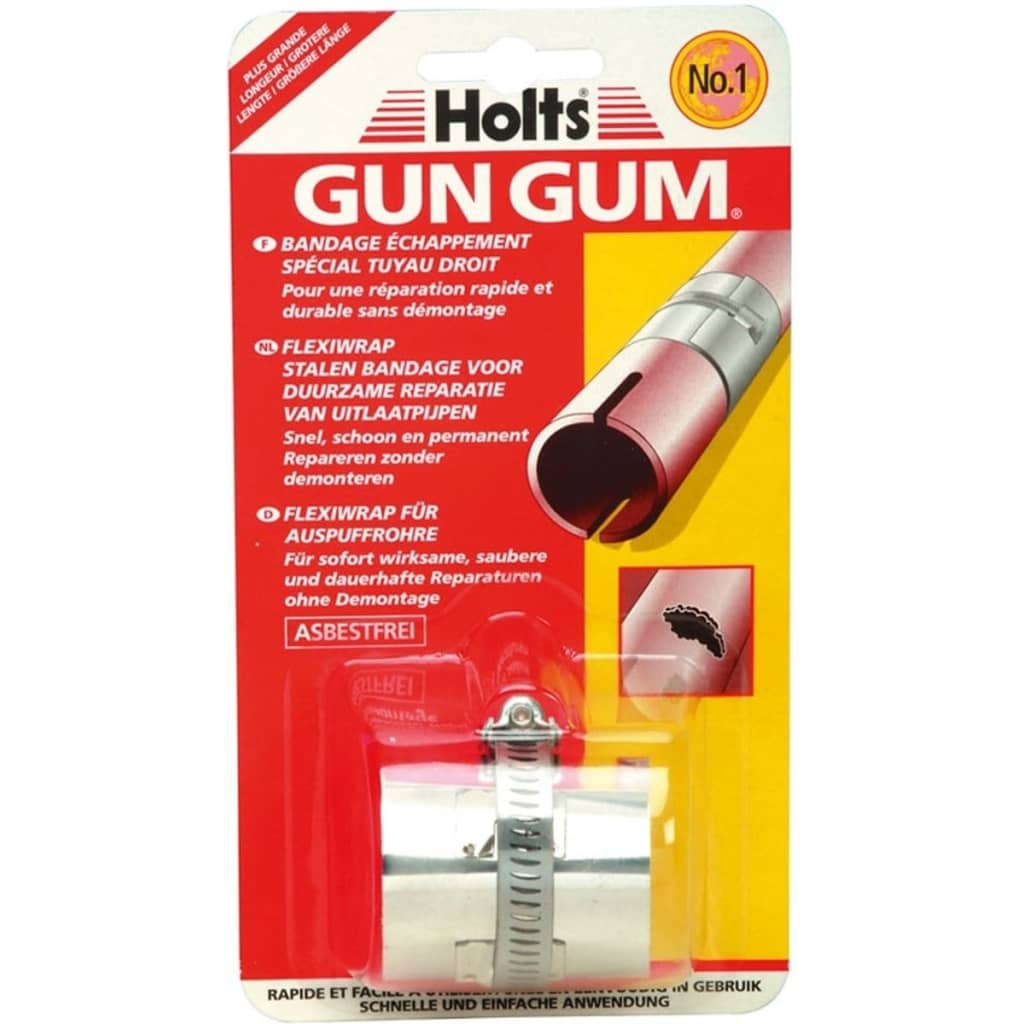 Afbeelding Holts Gun Gum Flexiwrap stalen verband uitlaatpijp 210 x 50 mm door Vidaxl.nl